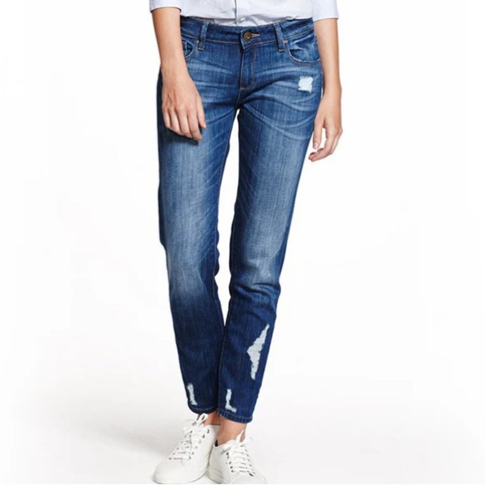 DL1961 Distressed Boyfriend Fit Jeans Size 25